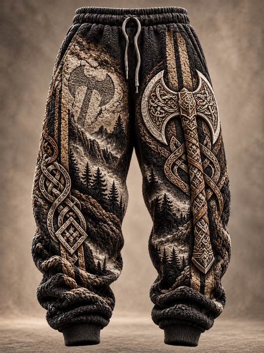 Men's Viking Art Casual Sweatpants Trousers