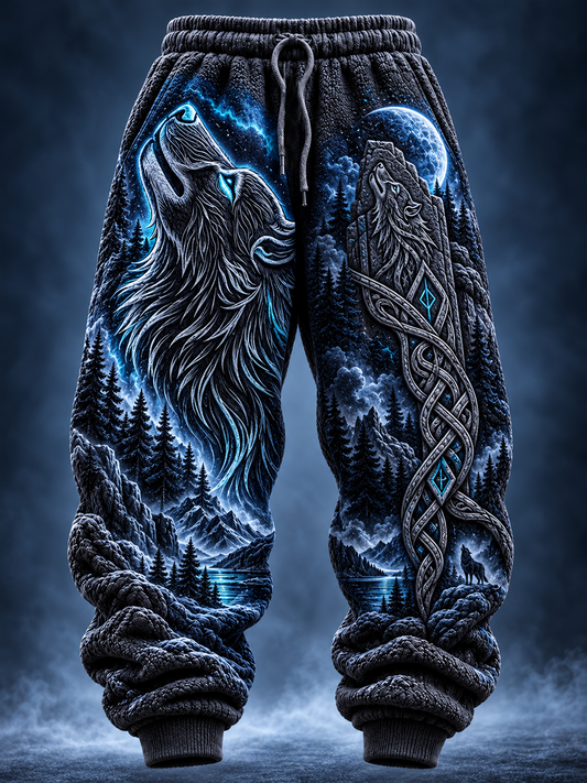 Men's Viking Art Casual Sweatpants Trousers