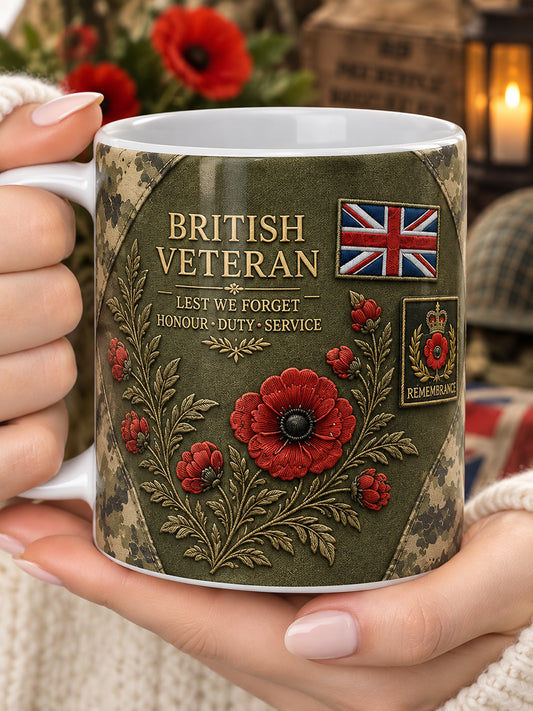 British Remembrance Day Printed Ceramic Mug