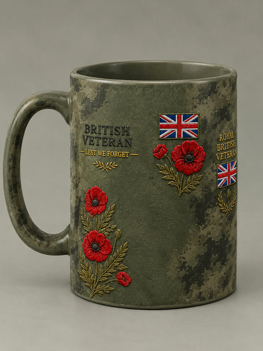 British Veteran Theme Mug