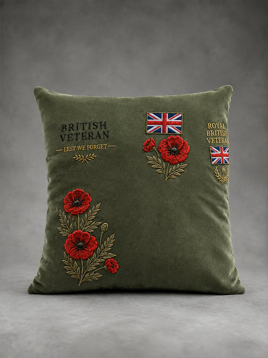 British Veteran Theme Pillowcase