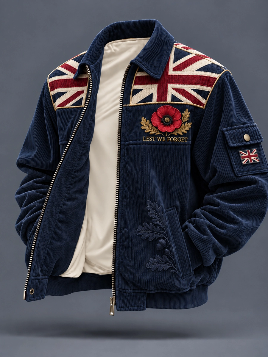 Men's Remembrance Day Corduroy Jacket