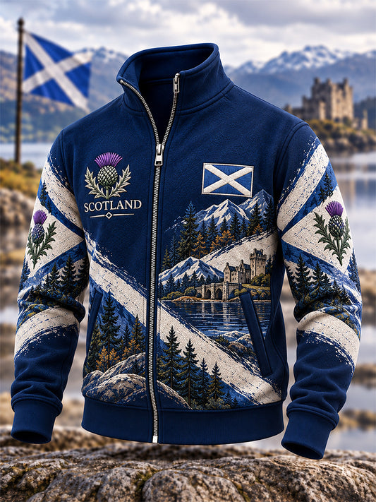 Men's St. Andrew's Day Print Jacket