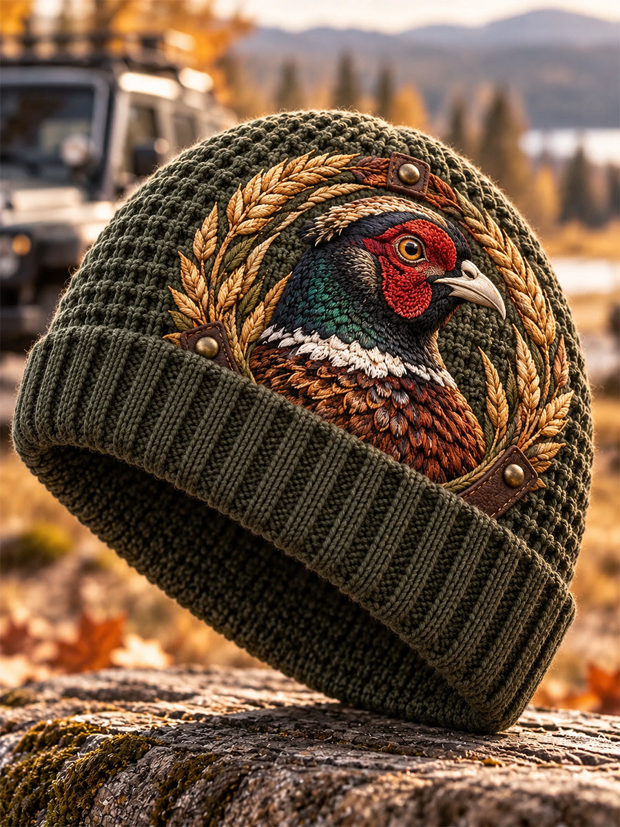 Unisex British Hunting Season Casual Warm Cold Knitted Hat