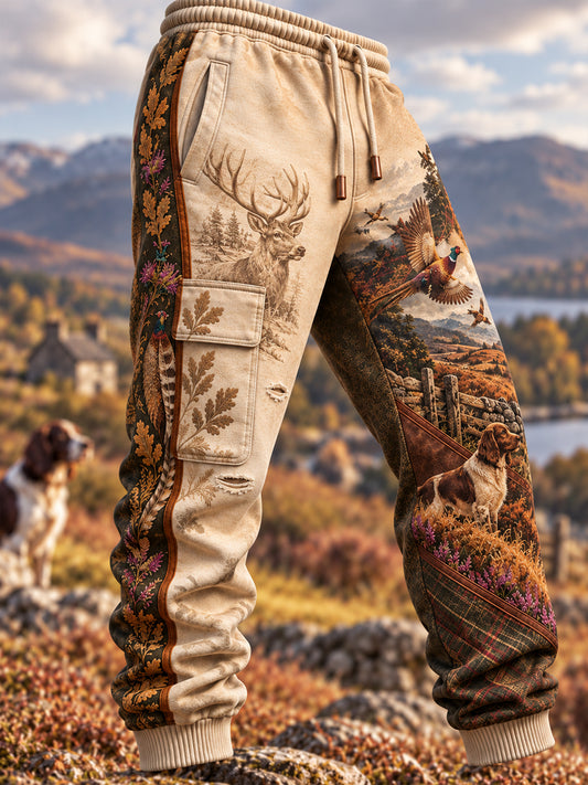 Men's Hunting Season Culture Casual Sweatpants Trousers